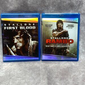 "Stallone First Blood" & "Stallone Rambo" Blu-Ray Set